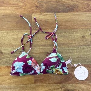 Power to the Flower Swim Top